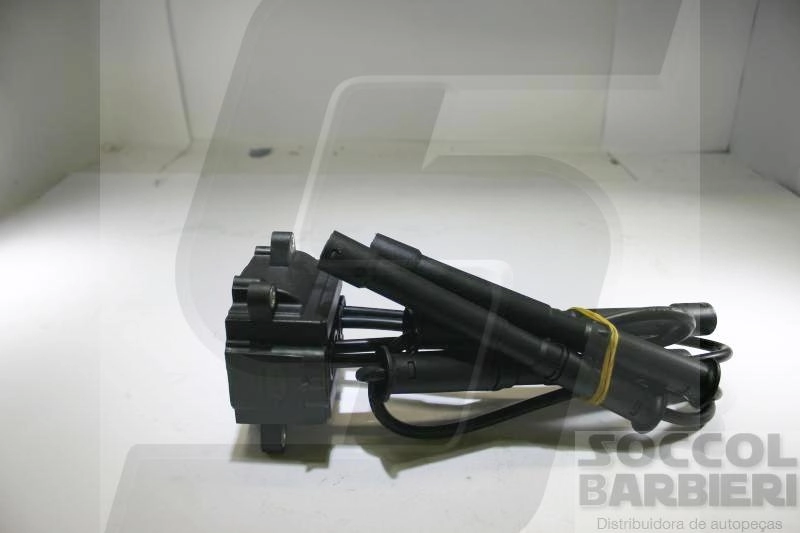 BOBINA DE IGNIÇÃO COM CABOS PEUGEOT 206 1.0 16V 01/05 - RENAULT CLIO/KANGOO/TWINGO 1.0 16V 00/05