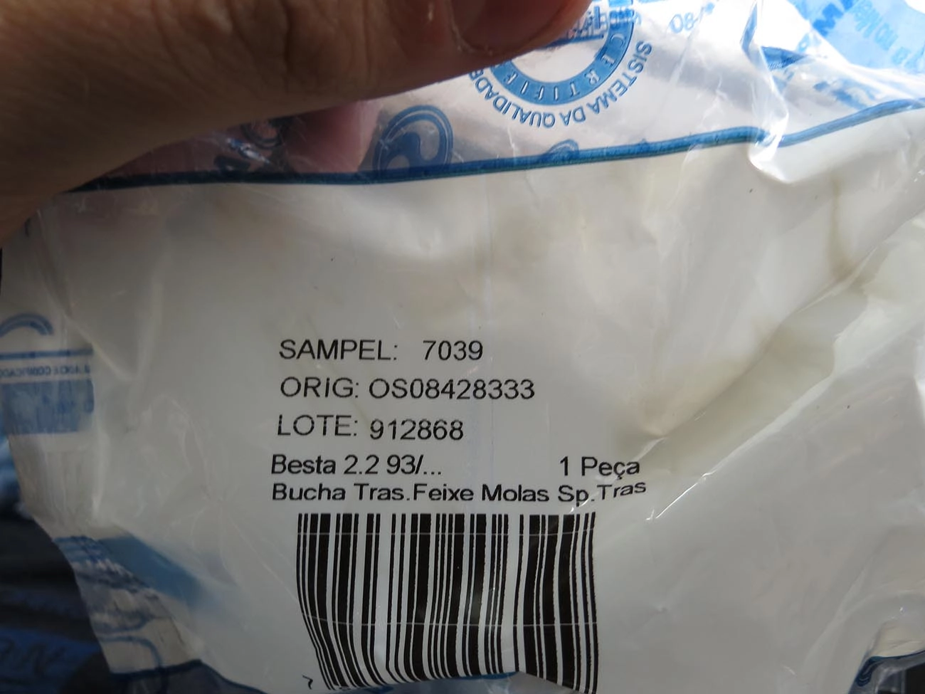 BUCHA FEIXE DE MOLAS TRASEIRO KIA BESTA 2.2 - PARTE TRASEIRA