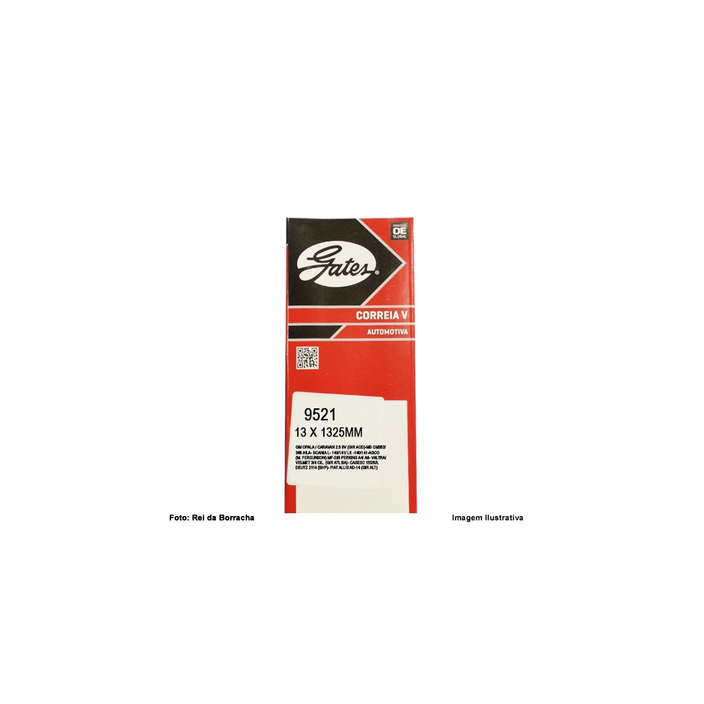 CORREIA V MF 95X/295 AGRALE 4200/4300 GIR/ALT/BA 13X1325