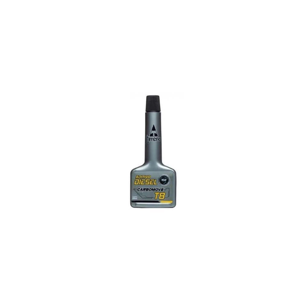 ADITIVO COMBUSTÍVEL PARA MOTORES DIESEL/BIODIESEL DESCARBONIZANTE T8 250ML CARBOMOVE