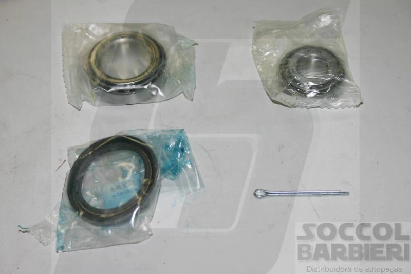 KIT ROLAMENTO CUBO RODA TRASEIRO PARA UM LADO VW GOL 88/02 GOLF 94/98 PARATI SEAT CORDOBA 96/99 FORD