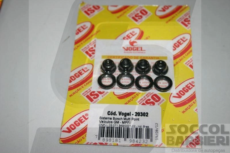 KIT DE FILTROS PARA BICO INJETOR GM TODOS MULTI POINT - SISTEMA BOSCH - PARTE INFERIOR DO BICO