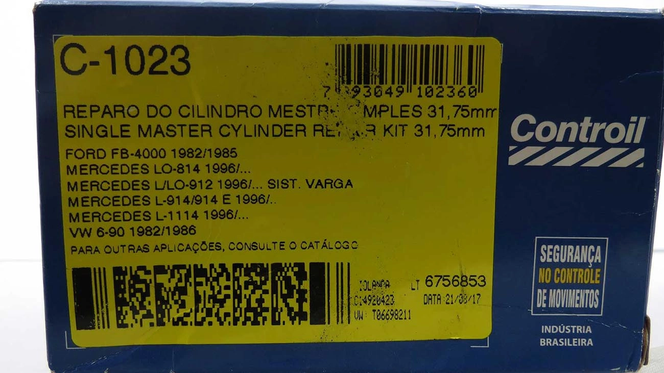 REPARO CILINDRO MESTRE SIMPLES 31.75MM VW 7.90/7.110 87/94 1-1/4