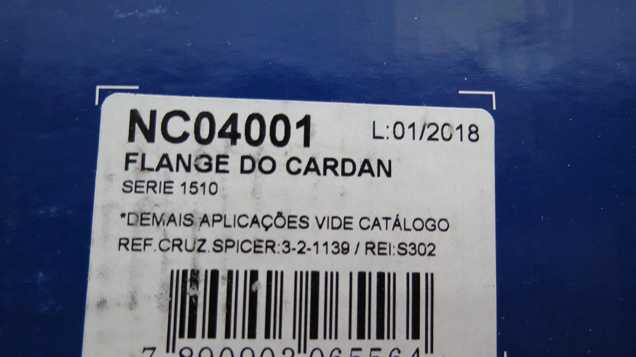 FLANGE CARDAN DE ORELHAS 8 FUROS MB 608/1113/1313/1513/2013