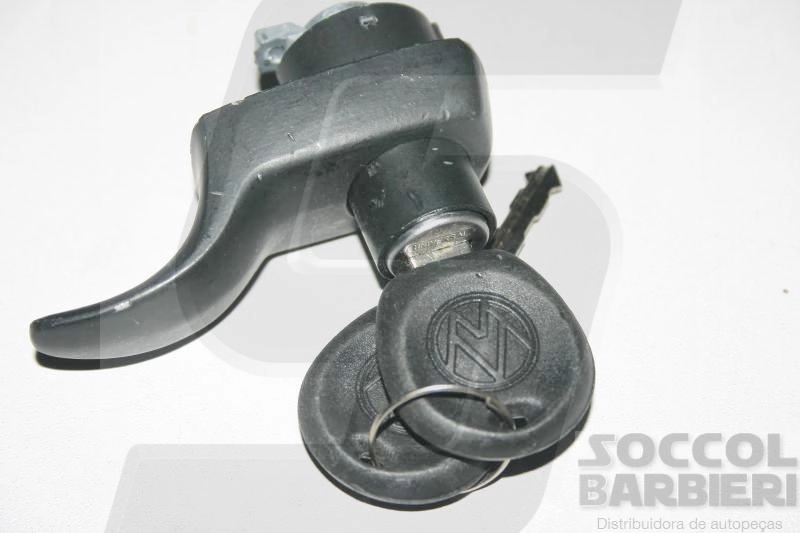 FECHADURA PORTA MALAS VW BRASILIA/VARIANT/TL TODAS - BOTAO PORTA MALAS C/CHAVE - PRETO