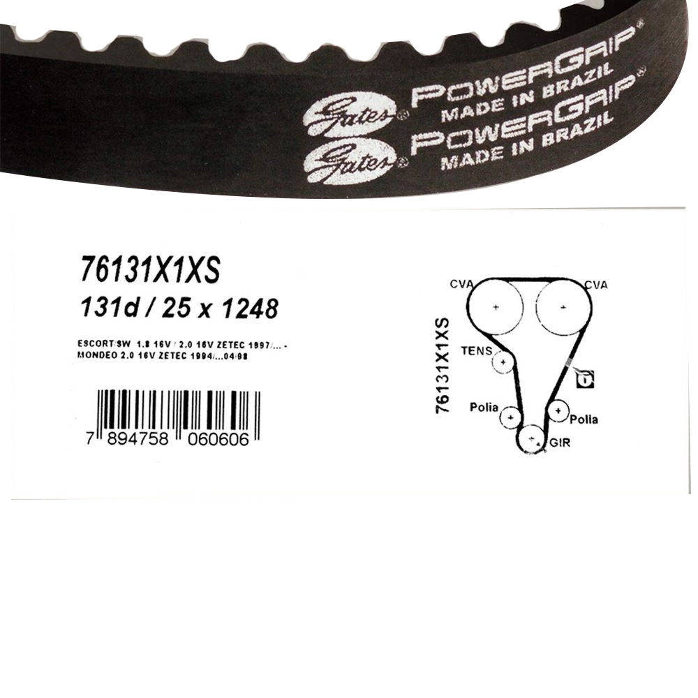 CORREIA COMANDO FORD ESCORT ZETEC 1.8 16V 97/ - MONDEO 1.8/2.0 16V 93/05.98