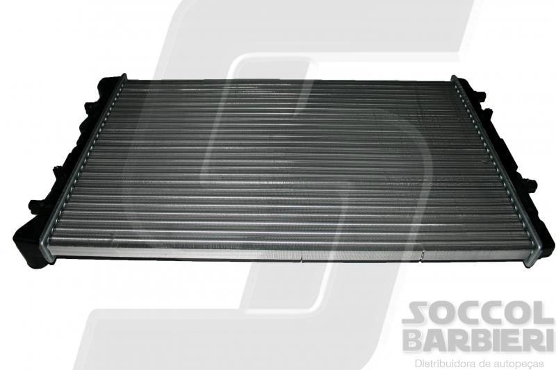 RADIADOR ÁGUA MOTOR CONSTRUÇÃO EXPANDIDO COM AR CONDICIONADO AUTOMÁTICO/MANUAL ACD VW NOVO GOL/VOYAGE 08/ 1.0 12V NOVA SAVEIRO 10/ FOX/POLO 1.0/1.6