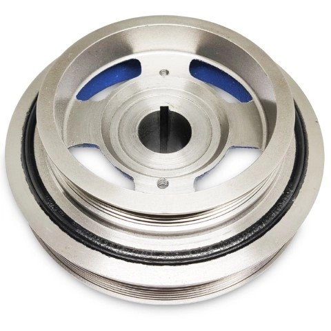 POLIA DO VIRABREQUIM - DAMPER - DUPLA 1 PISTA POLY V 7PK / 1 PISTA POLY V 4PK - NISSAN FRONTIER 2.5