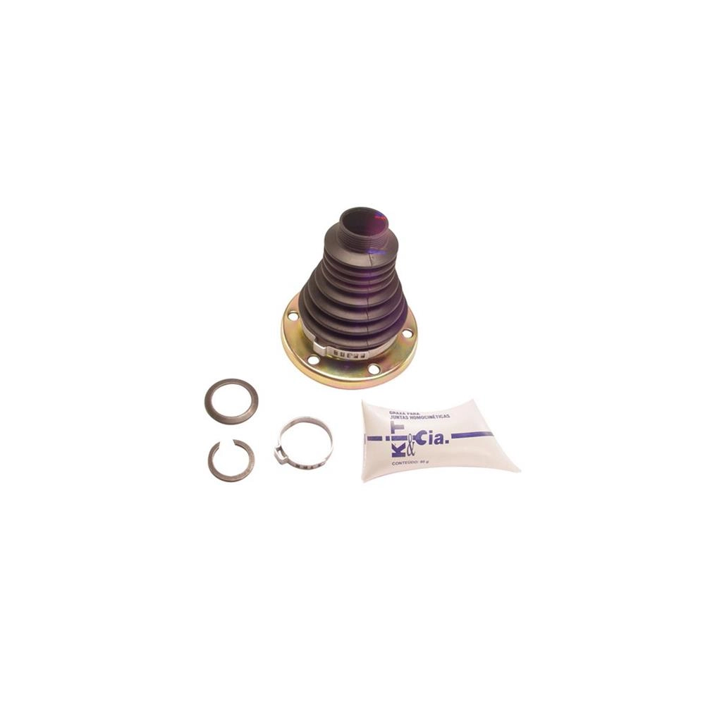 KIT REPARO COIFA HOMOCINÉTICA LADO CÂMBIO COM FLANGE VW FOX/POLO 03/ NOVO 18/ 04/ GOL G5 1.6