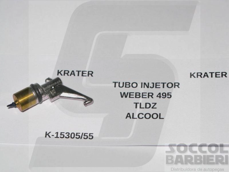 TUBO INJETOR 55 VW/FORD/FIAT WEBER 495 TLDZ