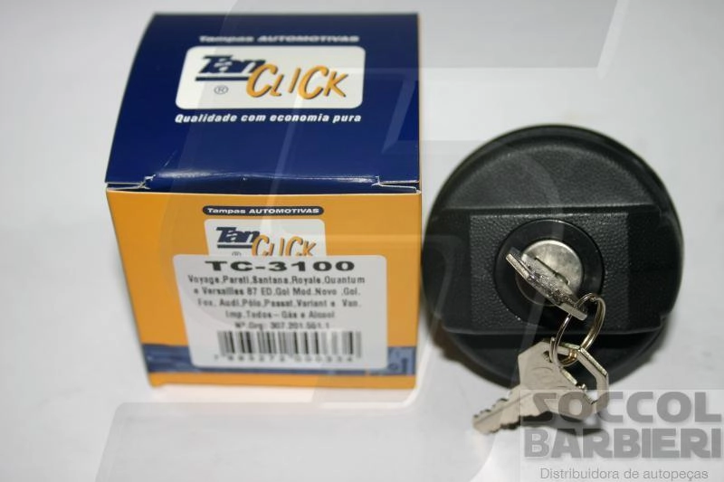TAMPA TANQUE VW GOL 95/ - SAVEIRO 97/ - FUSCA 93/ - FOX/POLO/GOLF TODOS - SANTANA/QUANTUM 90/