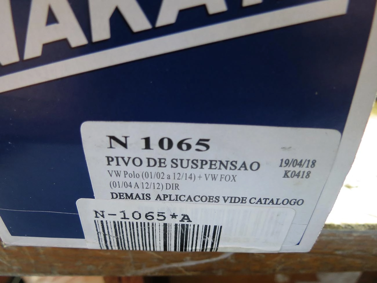 PIVÔ SUSPENSÃO INFERIOR VW FOX 2003/2007 POLO 2002/ DIREITO HIDRÁULICO ESQUERDO MECÂNIC