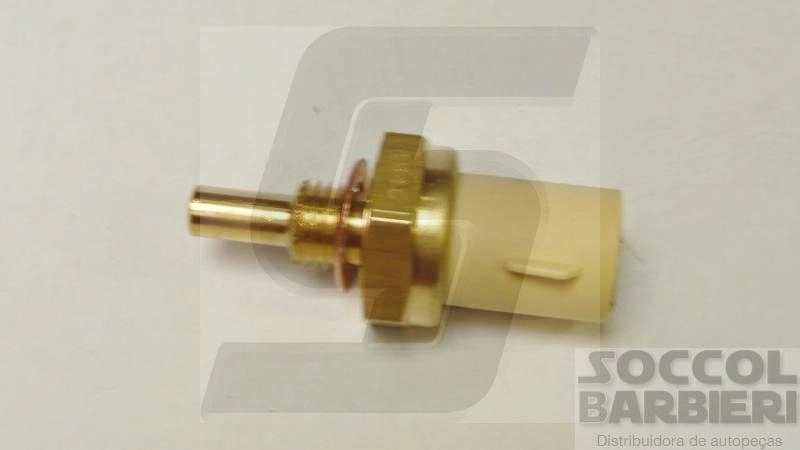 PLUG ELETRÔNICO/SENSOR TEMPERATURA ÁGUA COR: CREME VW GOL 1.0 AE 1.6/1.8/2.0 PARATI/SAVEIRO/SANTANA/LOGUS 94/ EFI PINOS