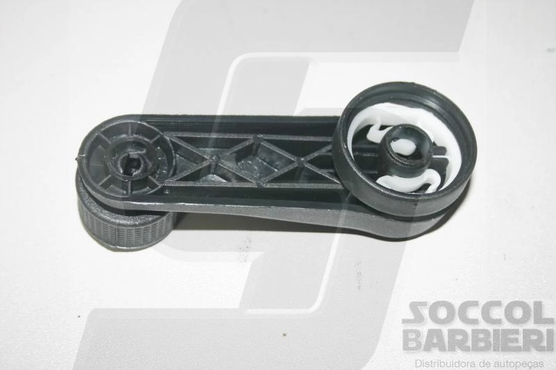 MANIVELA VIDRO VW GOL/PARATI/SAVEIRO GERACAO III TODOS - PLASTICO PRETA