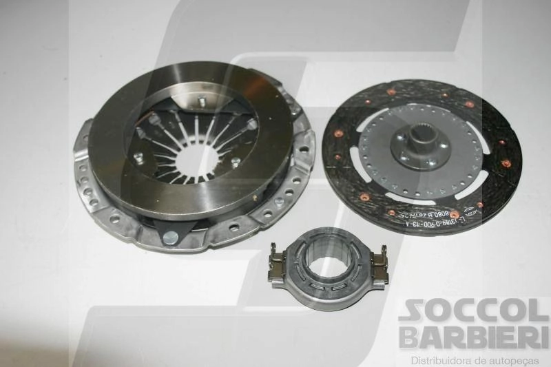 KIT DE EMBREAGEM VW FUSCA 1200/1300/1300L 04.73/ - GOL 1300 A AR TODOS - 180MM
