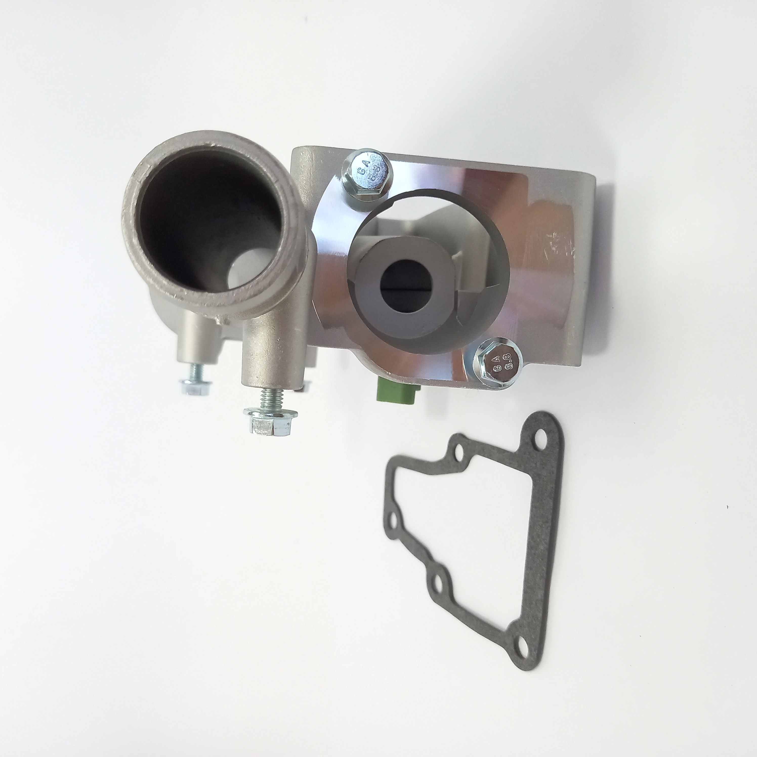 CARCAÇA/FLANGE ALUMÍNIO SEM VÁLVULA TERMOSTÁTICA CITROEN C4/C5 2.0 07/ - PEUGEOT 307 2.0 16V 07/
