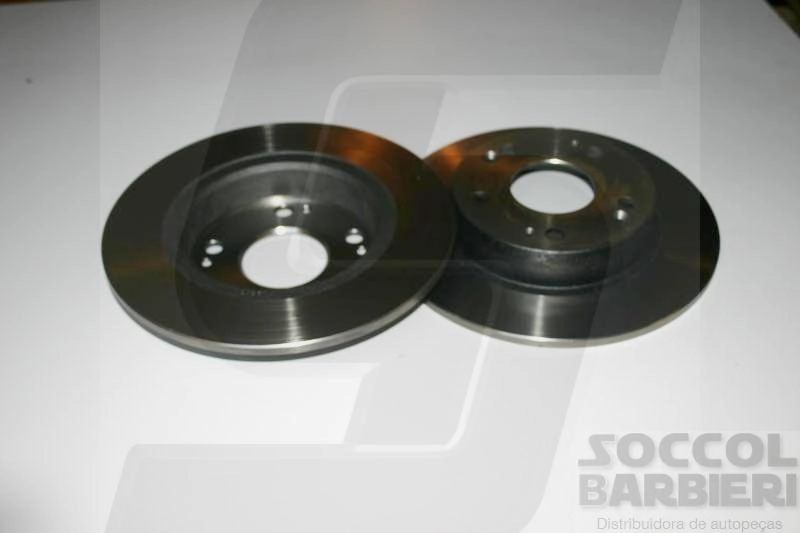 DISCO FREIO TRASEIRO SÓLIDO 260MM 5 FUROS HONDA NEW CIVIC 2006/2015 1.8/2.0 SOLIDO