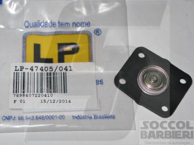 DIAFRAGMA REGULADOR PRESSAO VW GOL/PARATI/SAVEIRO/LOGUS/SANTANA - EFI