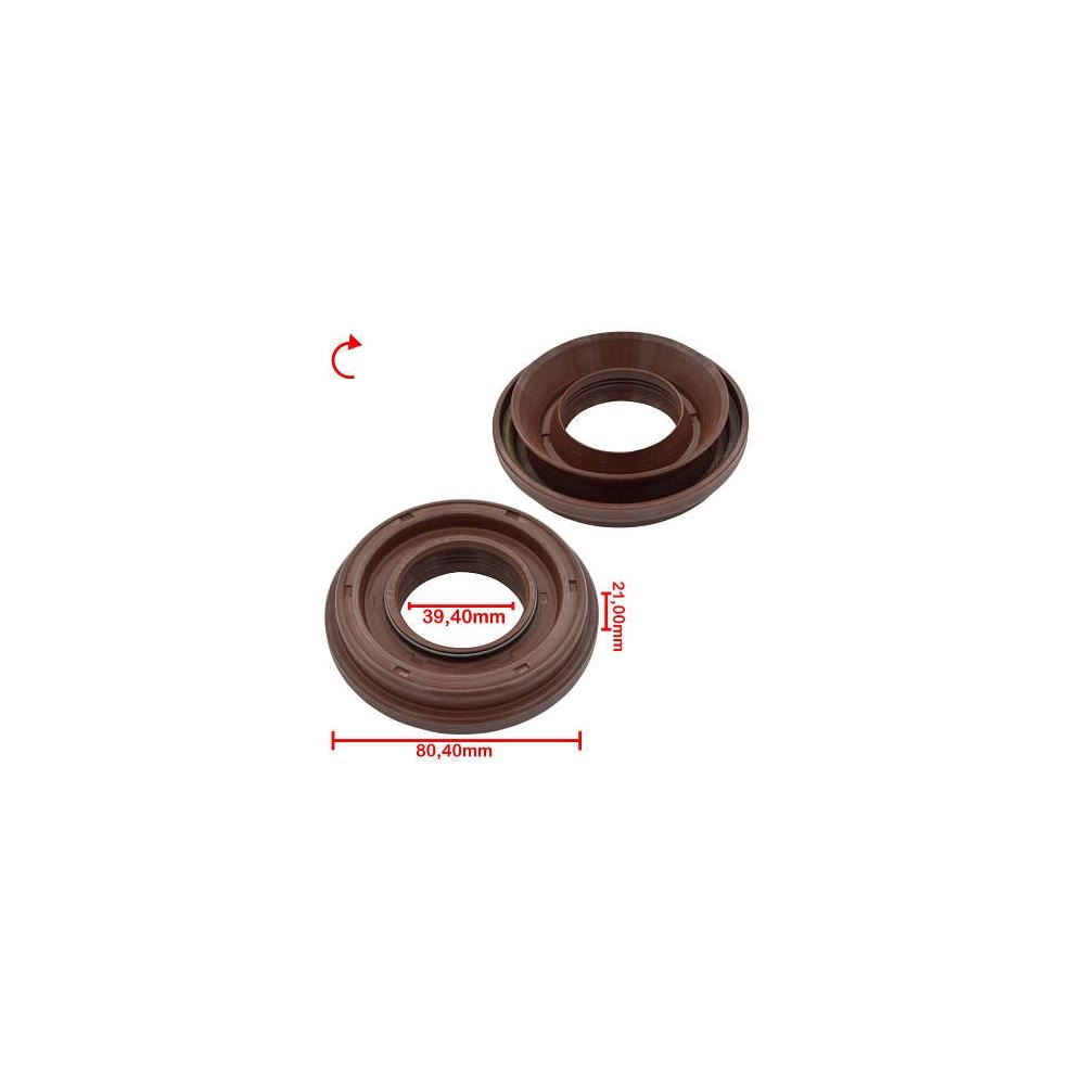RETENTOR PINHÃO DIFERENCIAL FORD RANGER 2.5/3.0 97/ - GM S-10 2.4 07/ EIXO TRASEIRO - 39,40X80,40X21
