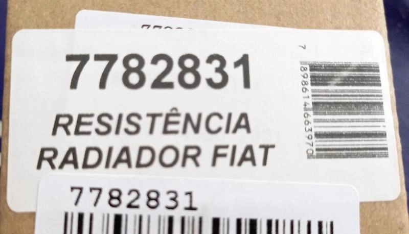 RESISTÊNCIA VENTOINHA DO RADIADOR FIAT PALIO/DOBLO/SIENA/STRADA/IDEA - ELETROVENTILADOR