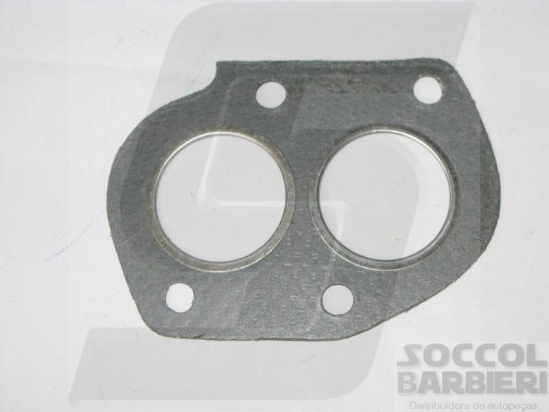 JUNTA SAÍDA DO ESCAPE FIAT UNO/PREMIO/ELBA/FIORINO/BRAVA 1.5/1.6 85/ - MOTOR ARGENTINO - 4 FUROS