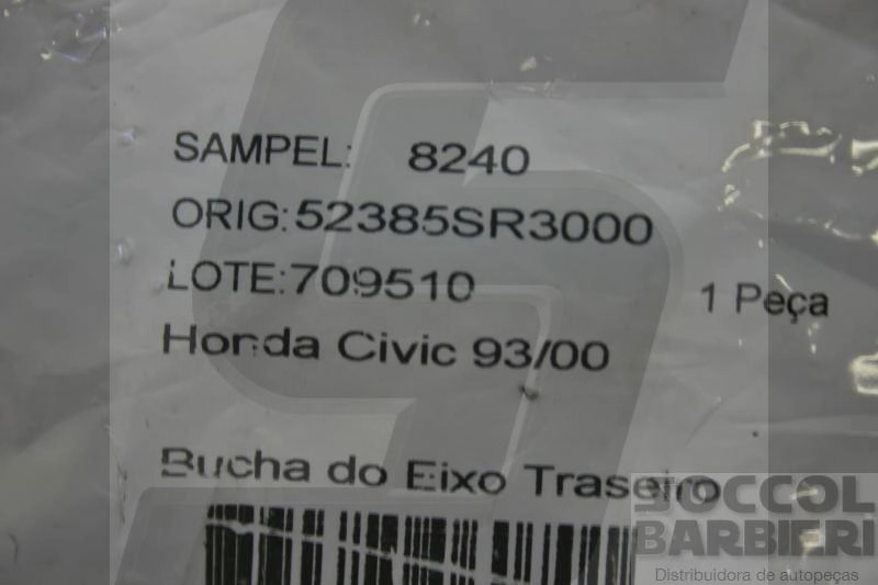 BUCHA DO EIXO TRASEIRO HONDA CIVIC 1992/2000