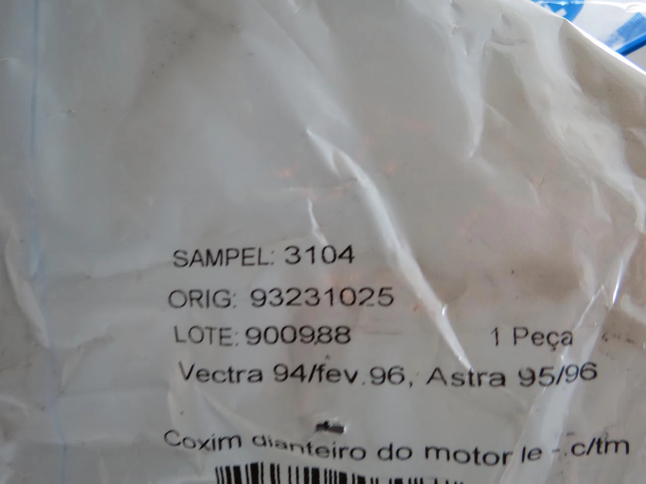 COXIM CAMBIO GM VECTRA/ASTRA 94/96 - TRANSMISSAO MECANICA