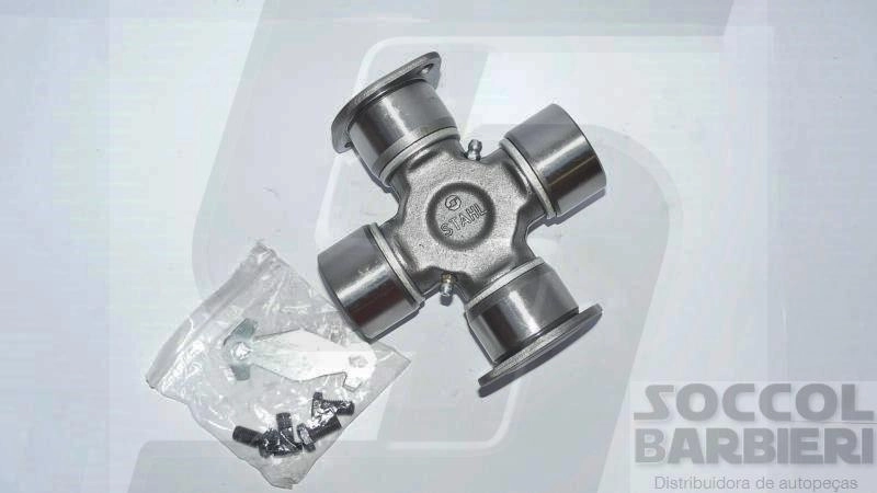 CRUZETA CARDAN 47X134,80MM DUAS CATANHAS COM CHAVETA/DUAS PARAFUSADAS FORD CARGO/VW MB 1214/1618/2318 47X134MM