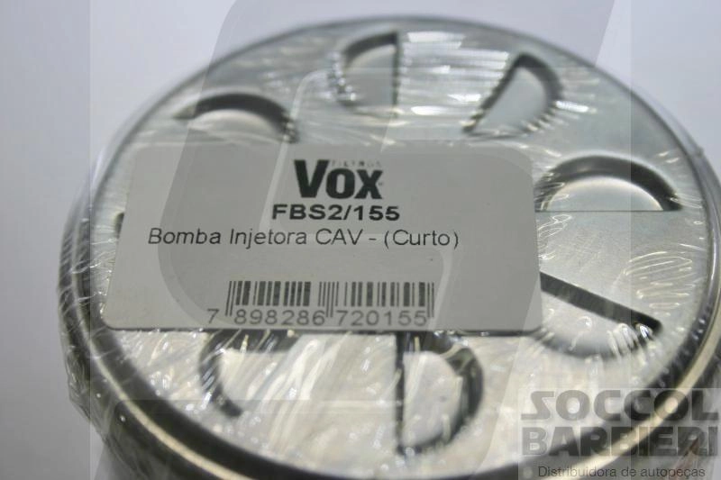 FILTRO COMBUSTÍVEL CAV PEQUENO