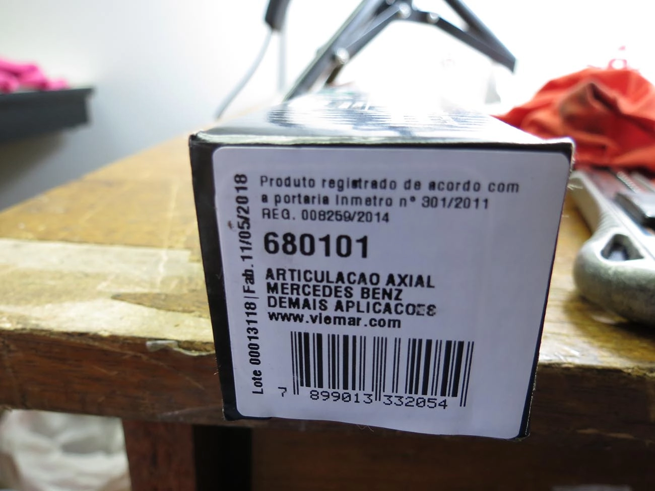 ARTICULAÇÃO/BARRA AXIAL DIREÇÃO MB CLASSE A 99/05