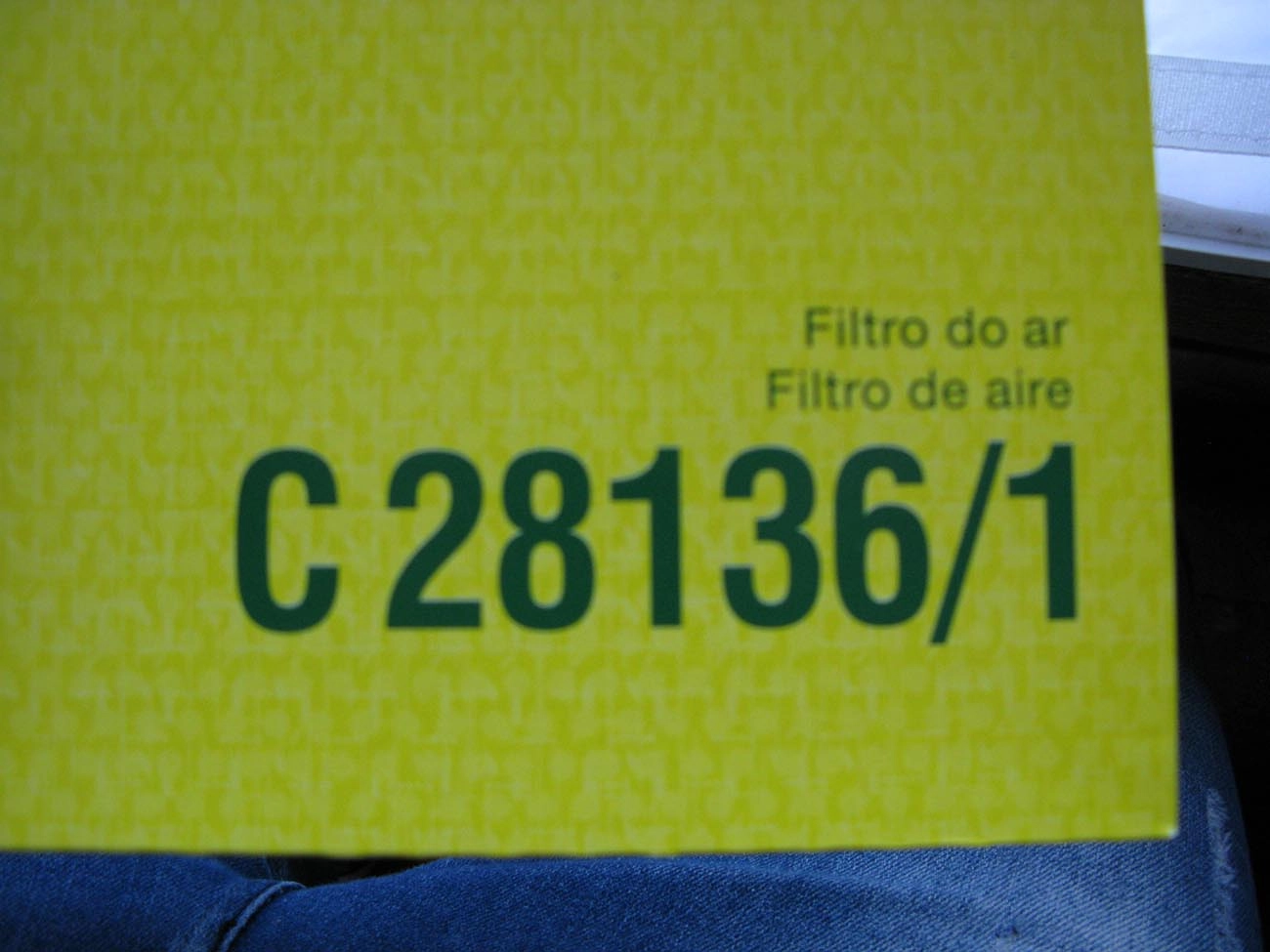 FILTRO AR VW POLO CLASSIC/VAN 97/