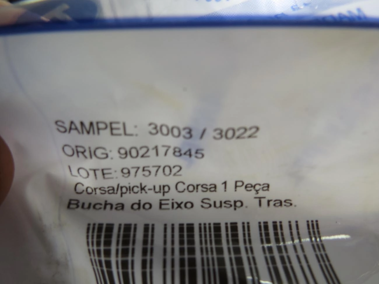 BUCHA DO EIXO TRASEIRO GM CORSA 94/01 - CORSA CLASSIC 02/ - CELTA 00/ - PRISMA 06/12 - TIGRA 98/