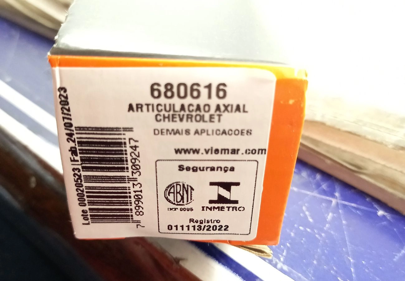 ARTICULAÇÃO/BARRA AXIAL M14X1,5 GM TRACKER 13/16 - DIREÇÃO HIDRÁULICA