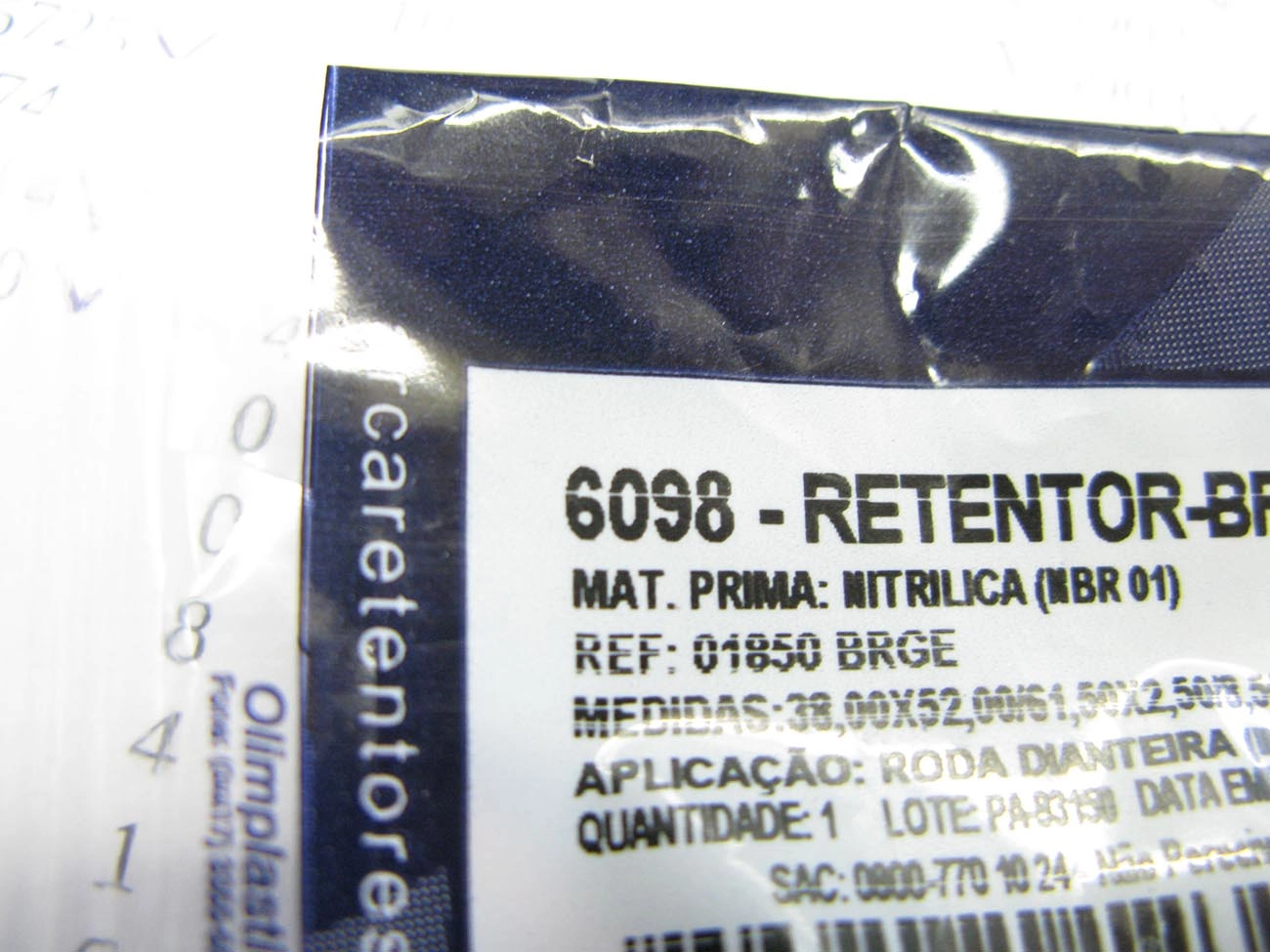 RETENTOR RODA DIANTEIRA GM CHEVETTE/CHEVY