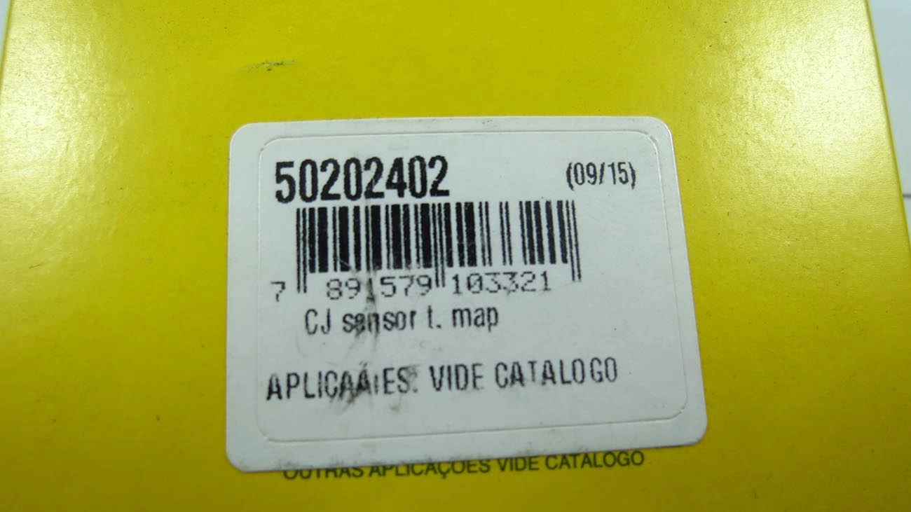 SENSOR PRESSÃO TEMPERATURA COLETOR MAP VW GOL 1.0 16V GOL/PARATI/SAVEIRO/SANTANA/QUANTUM/POLO CLASSIC 1.6/1.8/2.0 MI