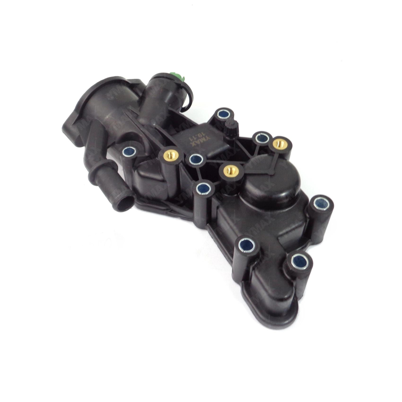 CARCAÇA PLÁSTICA VÁLVULA TERMOSTÁTICA CITROEN C3 1.5 14/18 - PEUGEOT 208 13/17 - MOTOR TU4M
