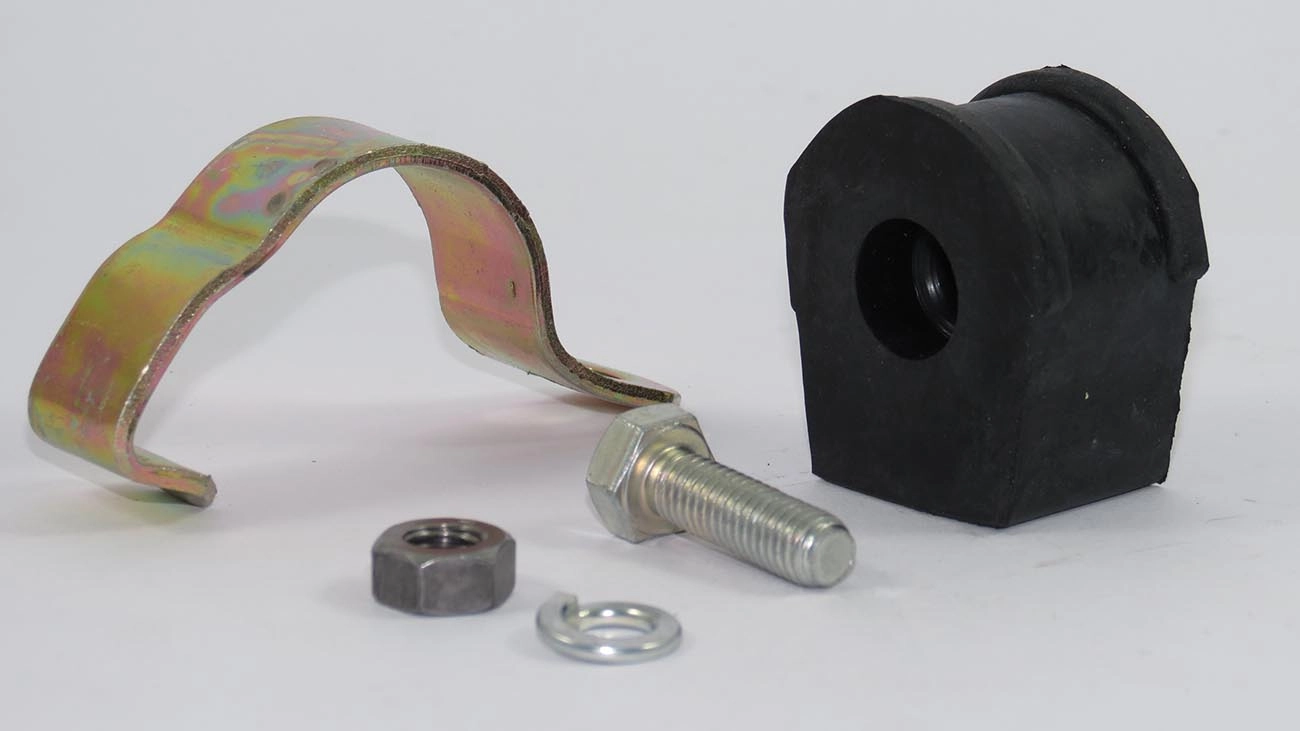 KIT EXTERNO BARRA ESTABILIZADORA SUSPENSÃO DIANTEIRA FURO 14,5MM ESTABILIZADOR VW GOL/VOYAGE/PARATI/SAVEIRO COM ABRAÇADEIRA EXCETO GERAÇÃO 5/6/7