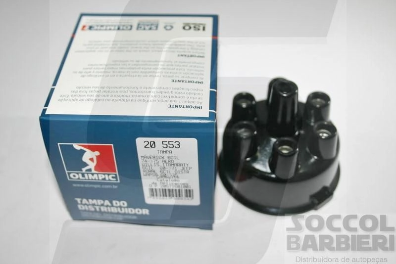 TAMPA DISTRIBUIDOR WAPSA WILLYS JEEP/RURAL/F-75/MAVERICK 6 CIL