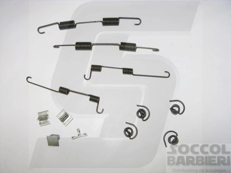 REPARO COMPLETO PATIM/MOLAS SAPATA FREIO TRASEIRA PARA DOIS LADOS GM MONZA/KADETT 89/ BENDIX