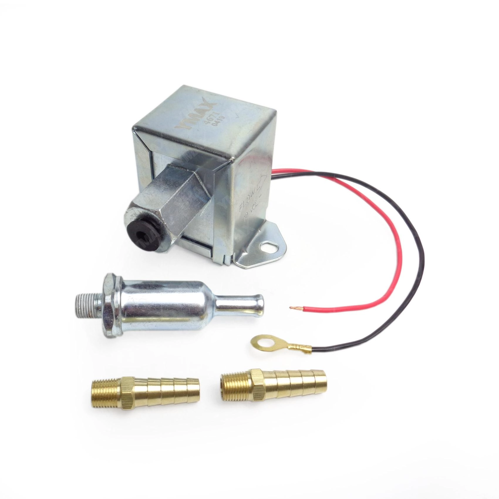 KIT UNIVERSAL REFIL BOMBA COMBUSTÍVEL EXTERNA - CARROS E MOTOS CARBURADOS - 0.6 BAR