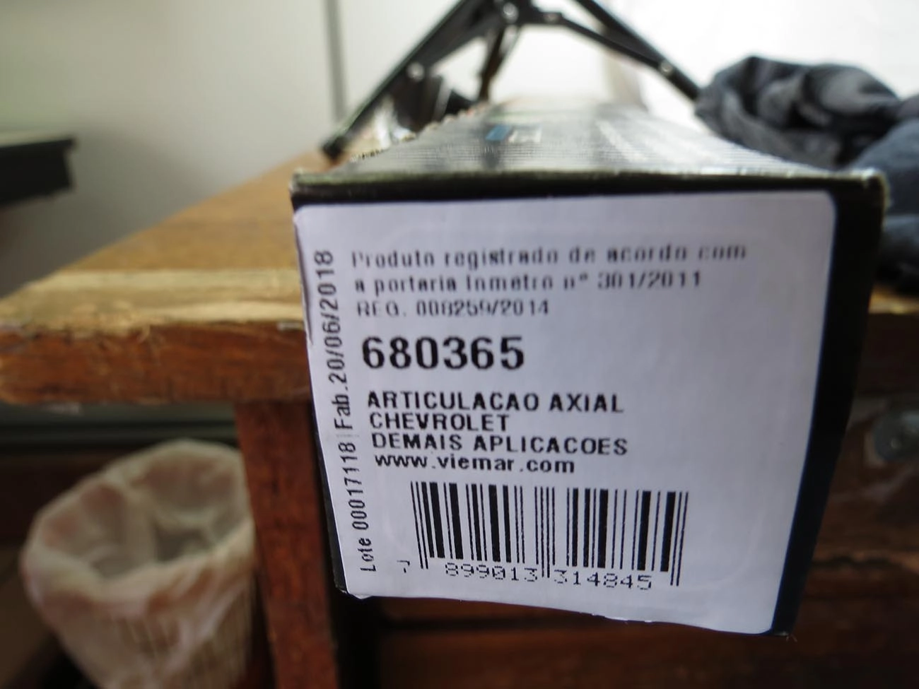 ARTICULAÇÃO/BARRA AXIAL DIREÇÃO HIDRÁULICA GM AGILE 09/14 NOVA MONTANA 11/21