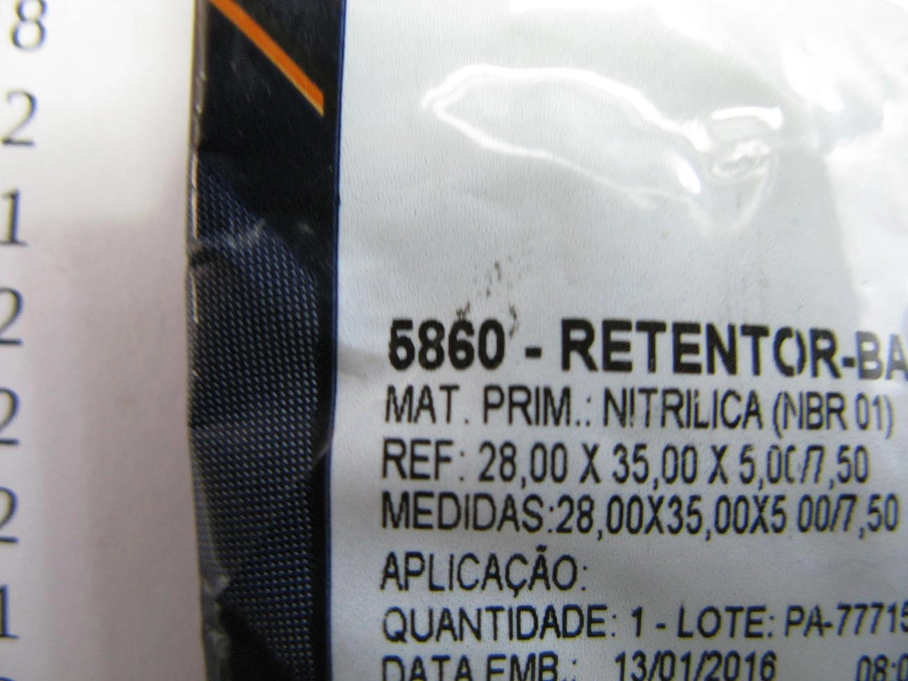 RETENTOR AGRÍCOLA VALTRA VALMET - 28X35X5X7,50MM