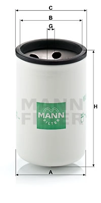 FILTRO OLEO JOHN DEERE 1165/1175/1450/5605/5705/6405/6415/6615/7505/7515