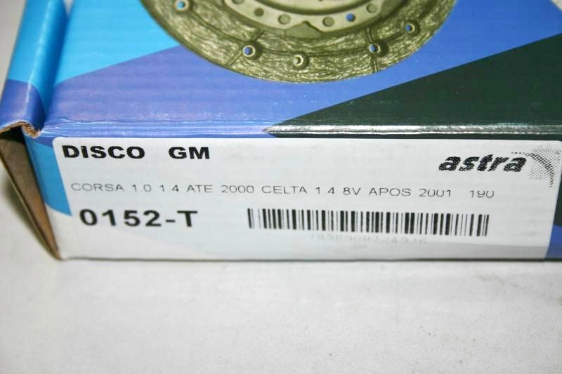 DISCO EMBREAGEM GM CORSA 1.0/1.4 94/00 - 190MM