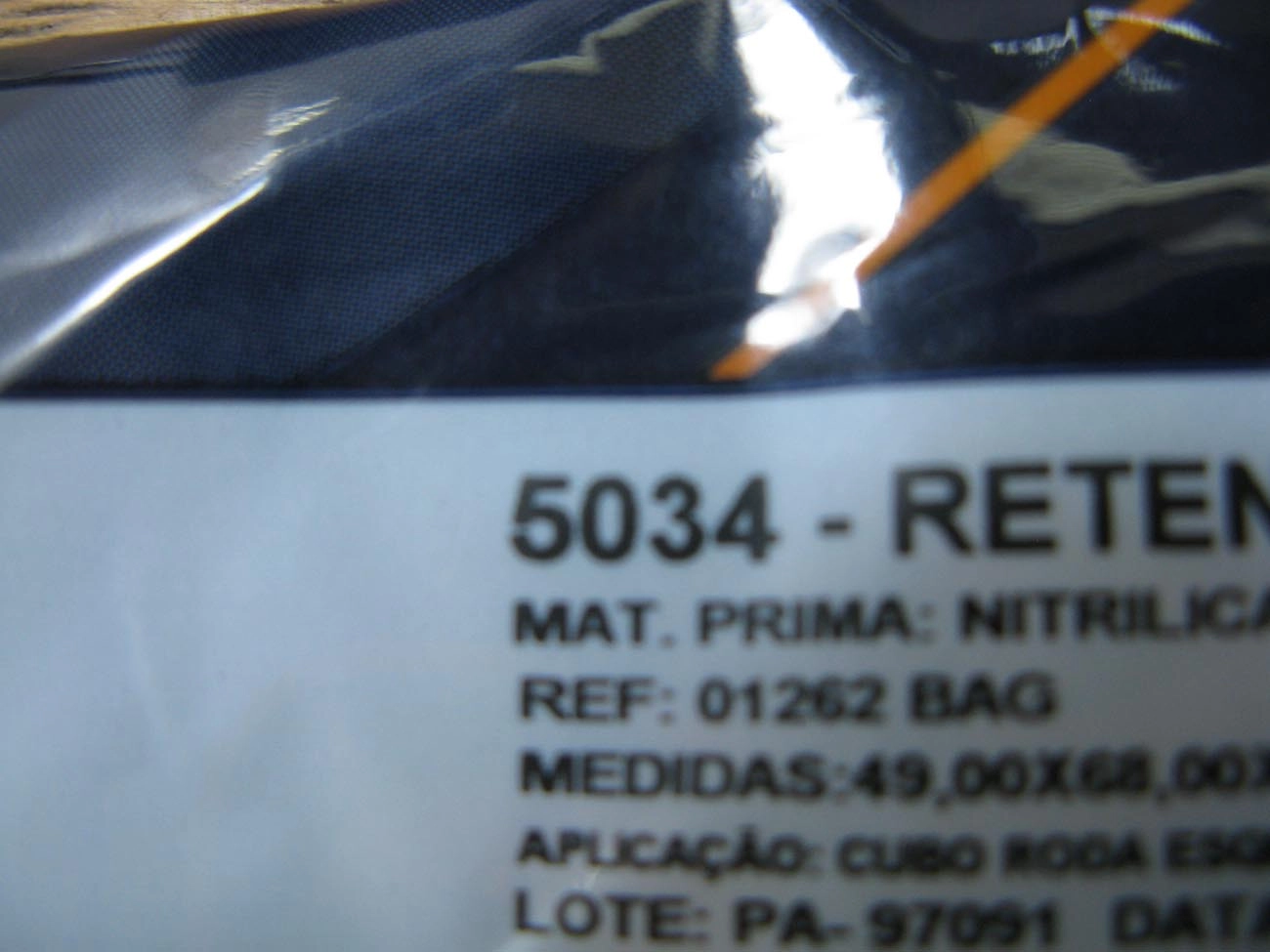 RETENTOR UNIVERSAL LINHA AGRÍCOLA 49X68X12MM TOBATA CUBO RODA ESQUERDA VALTRA/VALMET DIFERENCIAL TRASEIRO