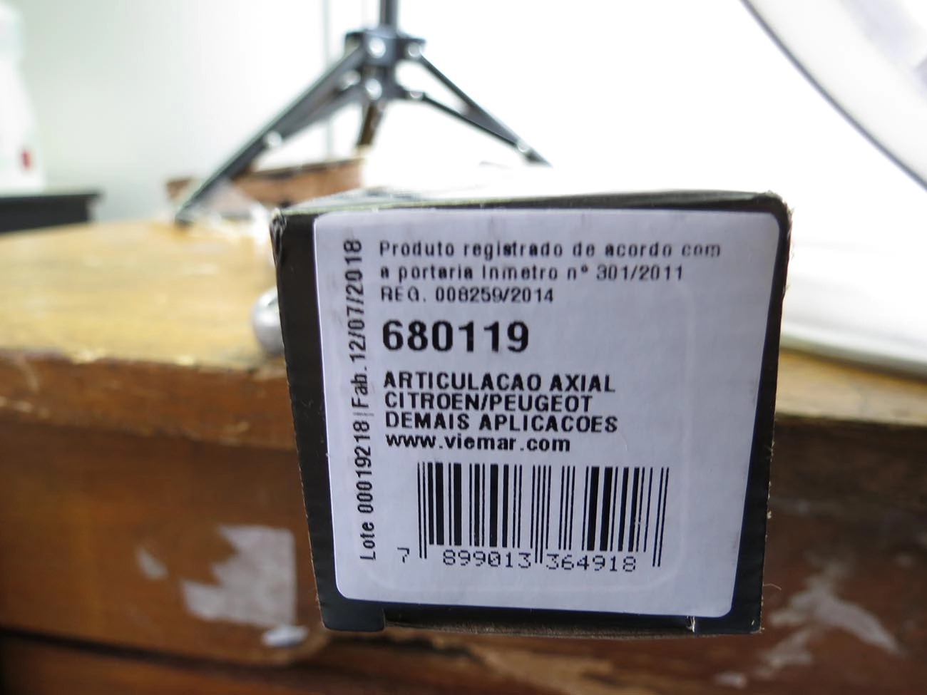 ARTICULAÇÃO/BARRA AXIAL HIDRÁULICA/MECÂNICA CITROEN PICASSO 99/ - XSARA/BREAK 97/ - ZX 91/97 - TODOS