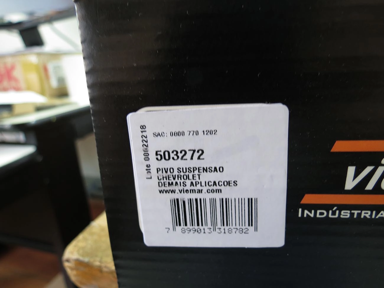 PIVÔ INFERIOR GM NOVA S-10/S-10 2012/2016 - TRAILBLAZER 2013/2016 - 4X2/4X4 - CONE 20,70MM