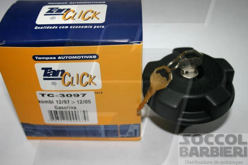 TAMPA PARA TANQUE DE COMBUSTÍVEL VW KOMBI 1997/2005 - C/CHAVES - VALVULADA