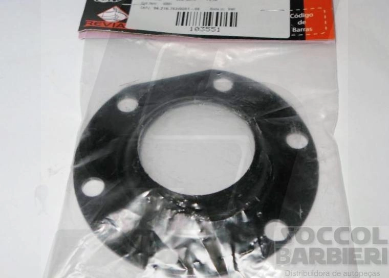 FLANGE SEMI EIXO TRASEIRO - FORD F-100/GALAXIE - WILLYS F-75/JEEP/RURAL - 6 FUROS