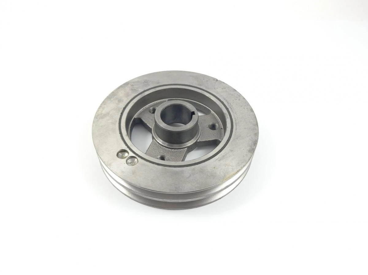 POLIA ANTIVIBRADOR VIRABREQUIM GM OPALA/CARAVAN/A/C-10/20 82/ 6 CIL - C/DH - CORREIA SIMPLES